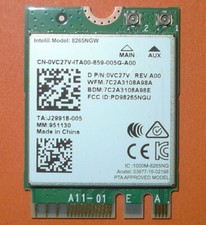 Dell Inspiron 7579 8265NGW Dual Band WiFi M.2 Intel Wireless Card REV A00 VC27V picture