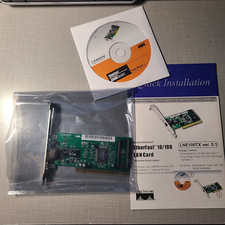 LINKSYS ETHERFAST 10/100 LAN Card Model #LNE100TX Version 5.1*NEW* picture