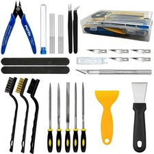 Precision 3D Printer Tool Kit, 30 PCS Model Cleaning & Finishing Set with Nee... picture