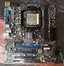 MSI K9N6PGM2-V2 MicroATX Socket AM2 Motherboard w/ AMD Phenom II X4 3.0 picture