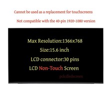 For Innolux N156BGA-E53 Rev.C1 HD 1366x768 30pin LCD Screen LED Display 15.6