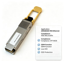 New QSFP56 200Gb/s VR4 Optical Transceiver Multi‑Mode 100m MMF Module picture
