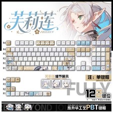 Frieren: Beyond Journey's End Side Engraved 122 Keys Dye-sub Pbt Keycap Set Gift picture