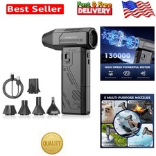 130,000 RPM Cordless Air Duster: Rechargeable Powerful Blower for Home & Car picture