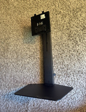 Black Universal Desktop Monitor Stand Base w/ Vertical Pole, VESA Mount Plate picture