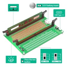 Memory Tester DDR5 RDIMM/UDIMM with Long Latches LED Indicator for Desktop picture