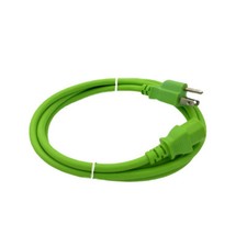 Green 6 FT COMPUTER POWER SUPPLY AC CORD CABLE WIRE FOR HP DELL ACER DESKTOP PC picture