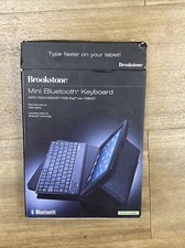 Brookstone Mini Bluetooth Keyboard For iPad Mini 1, 2, 3 Tablet 
