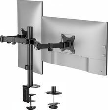 Mount-It Dual Monitor Arm, Heavy Duty Desk Mount for 2 Screens 13-32 In picture