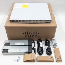 Cisco Meraki Catalyst C9300L 48-Port Managed Rack Mountable (C9300L-48PF-4X-M) picture