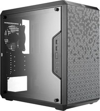 Q300L V1 Micro ATX PC Case High Airflow Transparent Panel Compact Gaming Tower picture