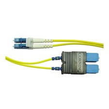Compulink LCCSCCD3-UPSM 3 Meter Fiber Optic Jumper Singlemode (OS2) Yellow picture