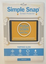 Simple Snap Screen Protector Easy Installation Tempered Glass Apple iPad 2 3 4 picture