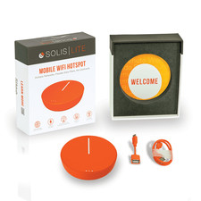 SŌLIS SOLIS HS600000 LITE 4G LTE GLOBAL WI-FI HOTSPOT WITH POWERBANK - ORANGE picture