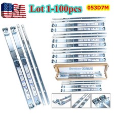 LOT X632K DELL STATIC READYRAIL KIT 1U SERVER R620 R630 R410 R420 0Y819K 053D7M picture