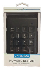 Techcellent Wireless Numeric Keypad Black English QWERTY TC-KB-WS-106-BK picture