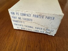 IBM PCjr Compact Printer Paper Thermal Paper -  2 Rolls picture