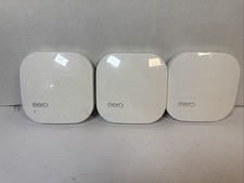 eero Pro B010001 2nd Generation AC Tri-Band Mesh Router - White 3-pack No Cords picture