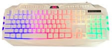 MageGee GK710 White Gaming Keyboard Wired Backlit Keyboard  picture