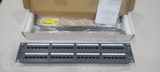 48 Port Cat6 Rj45 Patch Panel For Rack Or Wall Mount Cable Management picture
