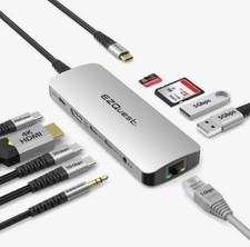 EZQuest USB-C Multimedia 10-in-1 Gen 2 Hub (Model X40031) - Tested & Working picture