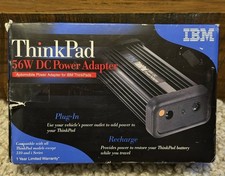 IBM ThinkPad 56W DC Power Adapter New In Box Bundle W Cords Case NOS NIB picture
