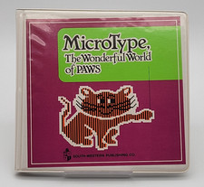 MicroType Wonderful World of PAWS Apple II 5.25