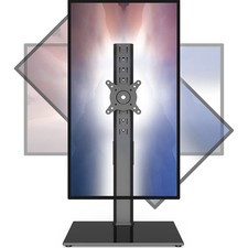 Single Monitor Stand Freestanding 27-43 Inch Monitor Arm Curved Screen Monito... picture