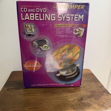 NEW Stomper CD DVD Labeling System Professional Complete Kit 380 Labels Sealed picture