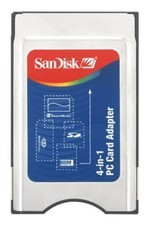 SanDisk 4-in-1 PC Card Adapter for SD/SM/MS & MMC (SDDR-65-07) picture