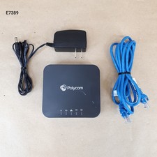 Polycom OBi302 Universal VoIP Adapter ATA 2-Port SIP Gateway w/ Adapter Tested picture