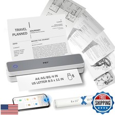 PRT Inkless Portable Printer for Travel, Wireless Thermal Printer Support 8.5 picture