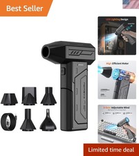 Portable Rechargeable Air Duster - 3 Speed Handheld Blower for Home & Car picture