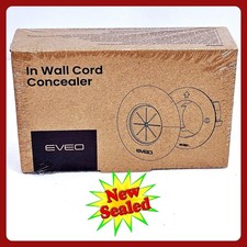 EVEO In-Wall Cord Concealer White Cable Management Kit 2-Pack X004C9HJT1 New picture