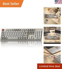 Vintage-Style Wired Mechanical Keyboard, Brown Switch, Perfect for Mac & Windows picture
