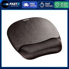 Fellowes Memory Foam Mouse Pad Wrist Rest Black picture