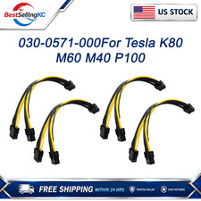 1-6PCS 030-0571-000 Dual 8 to 8 Graphics Power Cable For Tesla P100 M40 K80 picture