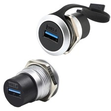 PENGLIN 2Pack USB3.0 Panel Mount Coupler, USB-A Pass Through Connector picture