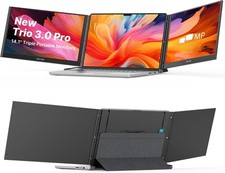 Mobile Pixels Trio 3 Pro Portable Monitor for Laptops, QHD Tri Screen picture