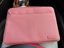 MOSISO 13 Inch Laptop Sleeve Case, Pink Water Resistant Neoprene MacBook Air/Pro picture