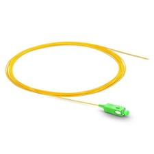 5pk 1m SIMPLEX Single-Mode SC APC Fiber Optic Pigtail for Fusion Splicing 9/125 picture