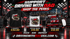 DRIVING WITH DAD MOUSE PAD picture