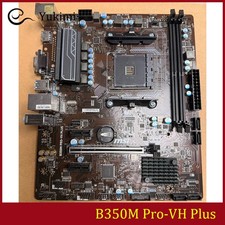 FOR MSI B350M Pro-VH Plus DDR4*2 32GB AM4 AMD HDMI VGA m-ATX Ｍotherboard Test OK picture