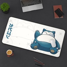 Snorlax Pokemon Japanese Desk Mat Mouse Pad, Long Desk Mats, Anime Game picture