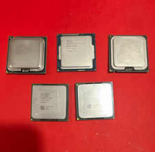 Lot of 5 Intel CPUs picture