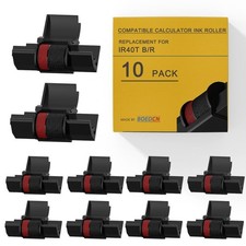 BOEDCN 10 Pack Compatible IR40t Calculator Ink Roller 10-Pack, 10 picture
