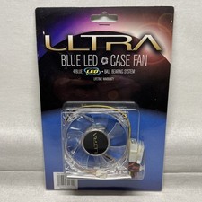 ULTRA ULT30235 Blue LED 80MM CASE FAN BALL BEARING 2500 RPM 33.2 CFM 29.8 dB picture