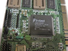 KY2-JAX-TVGA94PCI trident microsystems et trident pci vga TGUI9440-1 F41242-UM. picture