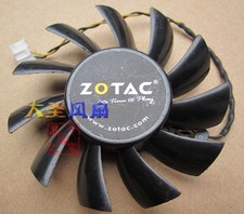 For Zotac Gt240 Graphics Card Fan Diameter 6.5cm Hole Spacing 3.5cm 2 Lines 4P picture