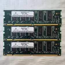 384MB (3x 128MB) Netlist PC100 SDR UDIMM 168-Pin RAM NL31672S08163-C10HPA Tested picture